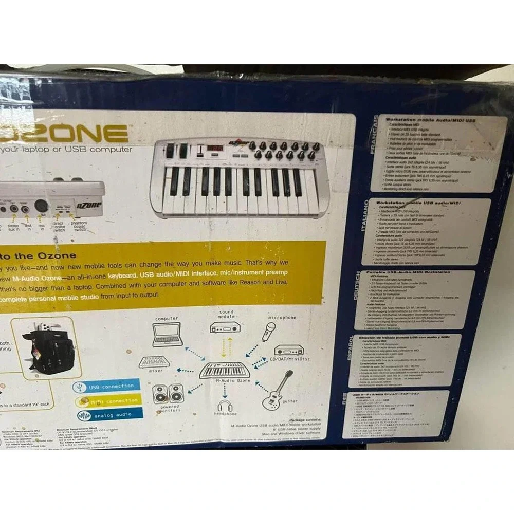 M-AUDIO OZONE MIDI USB Keyboard Controller